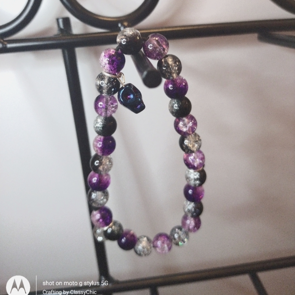Handmade Halloween bracelet